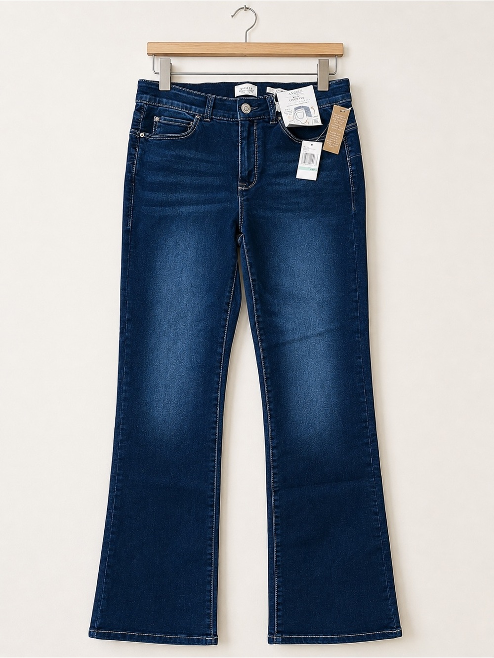 Angels Forever Young Everluxe Lift Bootcut Jeans Size 8/29 NWT Dark Wash